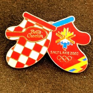 Vintage Salt Lake City Olympics Betty Crocker Lapel Pin 2002